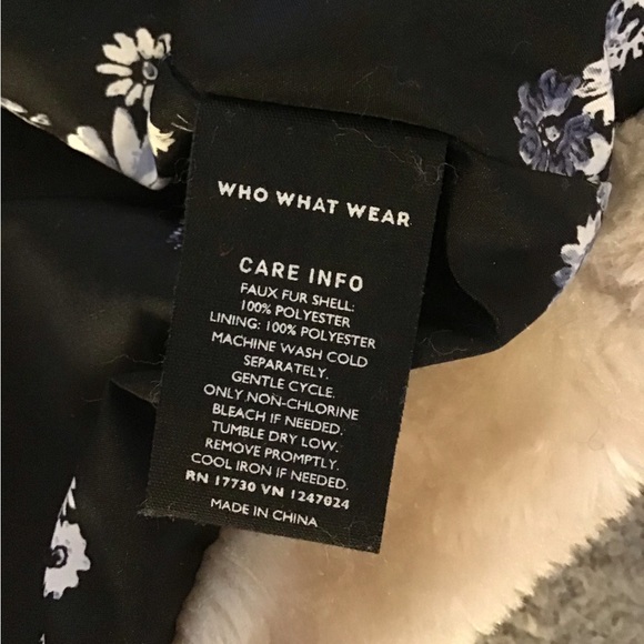 Cream Who What Wear Teddy/faux fur jacket Sz 1x - Picture 6 of 6